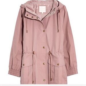 Madewell Anorak Raincoat in Pink